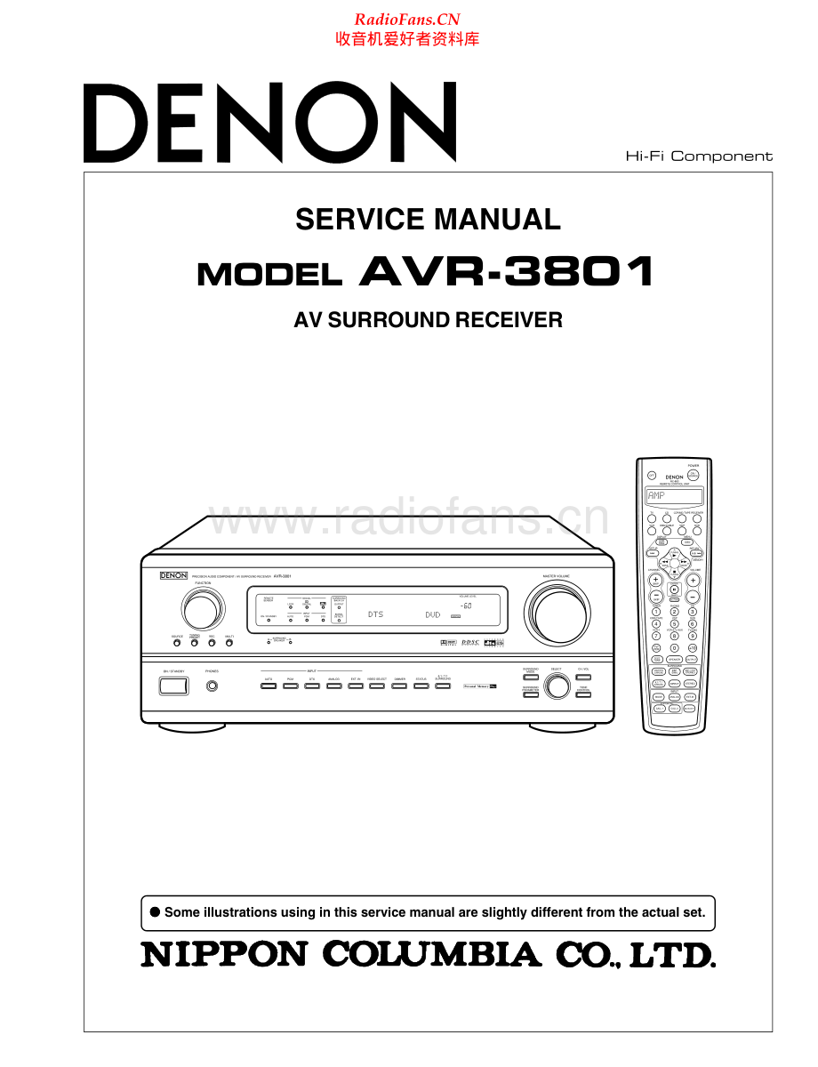 Denon-AVR3801-avr-sm维修电路原理图.pdf_第1页