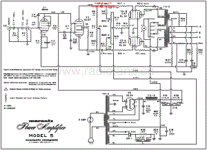 Marantz-Model5-pwr-sch 维修电路原理图.pdf