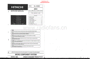 Hitachi-AX6-mc-sm 维修电路原理图.pdf