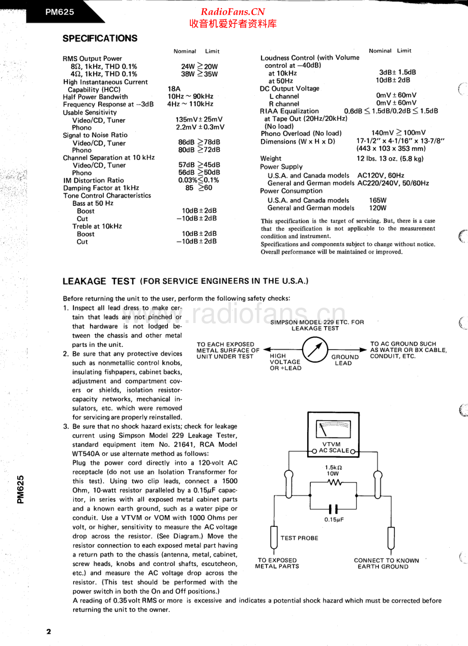 HarmanKardon-PM625-int-sm维修电路原理图.pdf_第2页