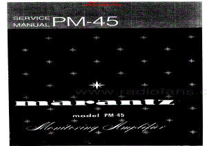 Marantz-PM45-int-sm 维修电路原理图.pdf