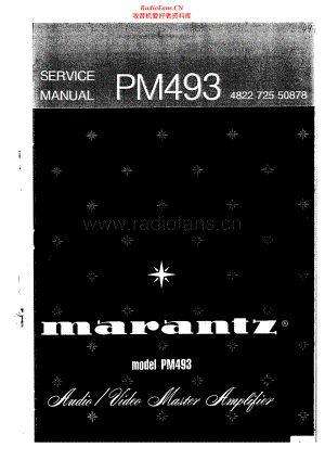 Marantz-PM493-int-sm 维修电路原理图.pdf