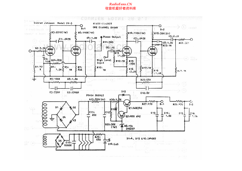 ConradJohnson-IV3-pre-sch维修电路原理图.pdf_第1页