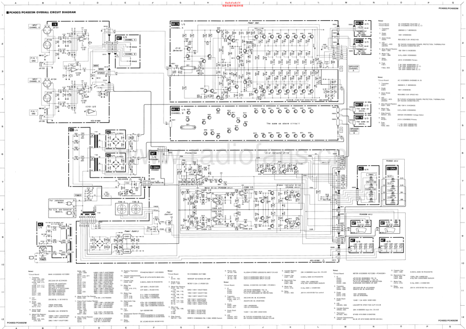 Yamaha-PC4002-pwr-sch 维修电路原理图.pdf_第1页