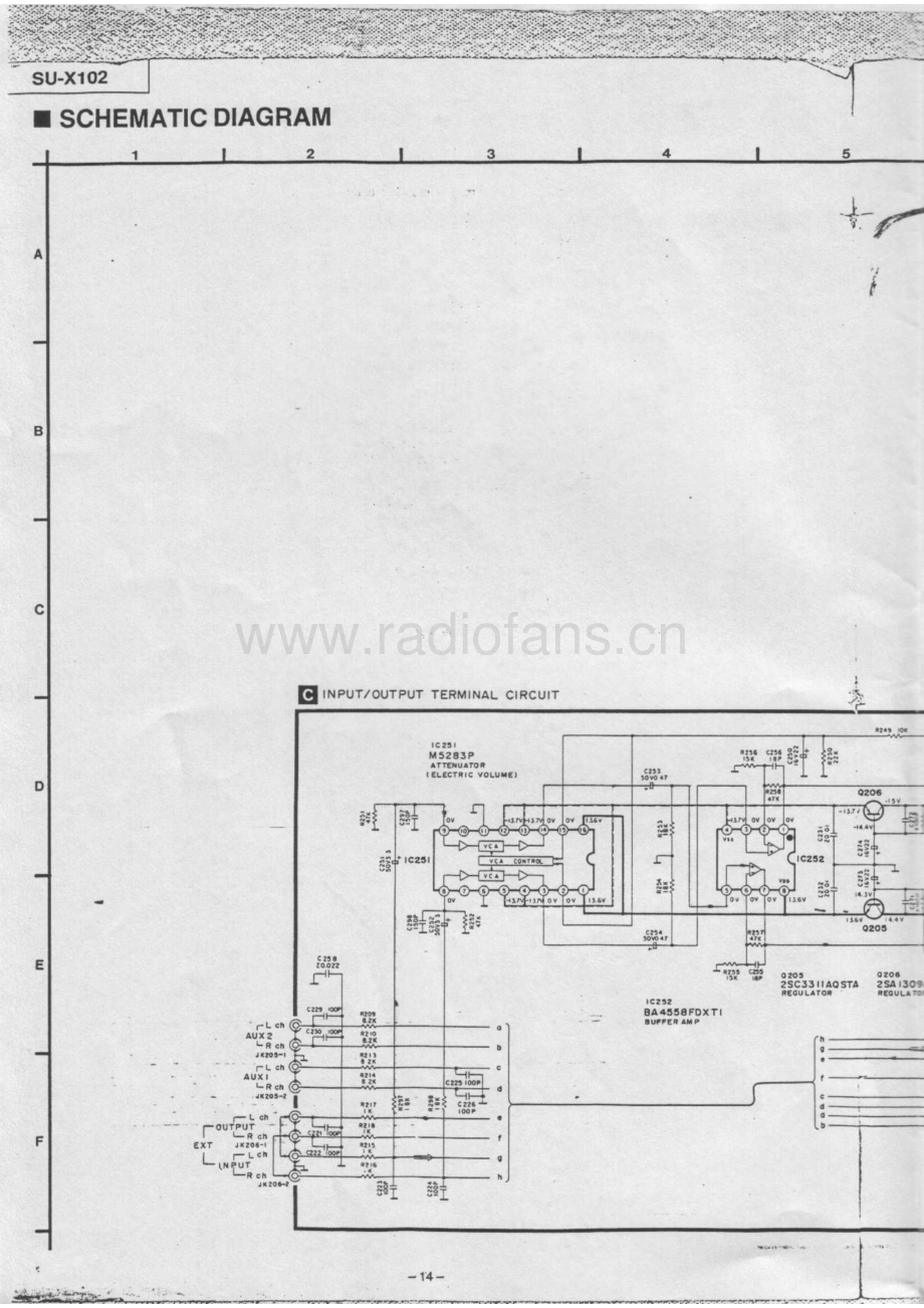 Technics-SUX102-sur-sch 维修电路原理图.pdf_第3页