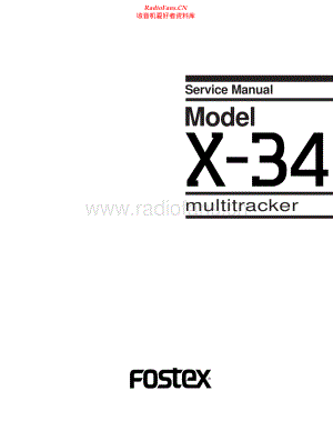 Fostex-X34-mt-sm维修电路原理图.pdf