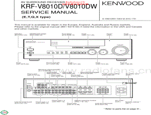 Kenwood-KRFV8010D-avr-sm 维修电路原理图.pdf