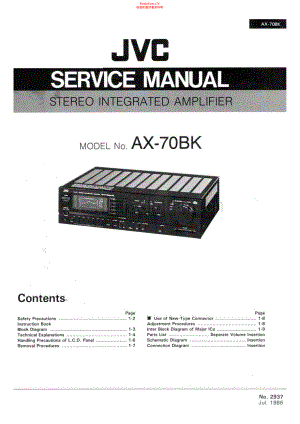 JVC-AX70BK-int-sm1 维修电路原理图.pdf