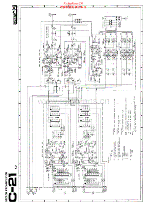Pioneer-C21-pre-sch 维修电路原理图.pdf