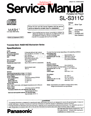 Technics-SLS311C-dm-sm(1) 维修电路原理图.pdf