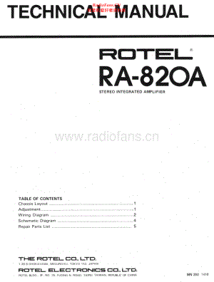Rotel-RA820A-int-sm 维修电路原理图.pdf