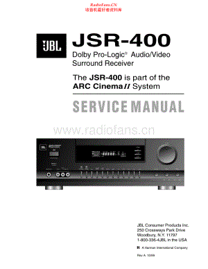 JBL-JSR400-sur-sm 维修电路原理图.pdf