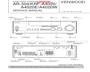 Kenwood-KRFA4020-avr-sm 维修电路原理图.pdf