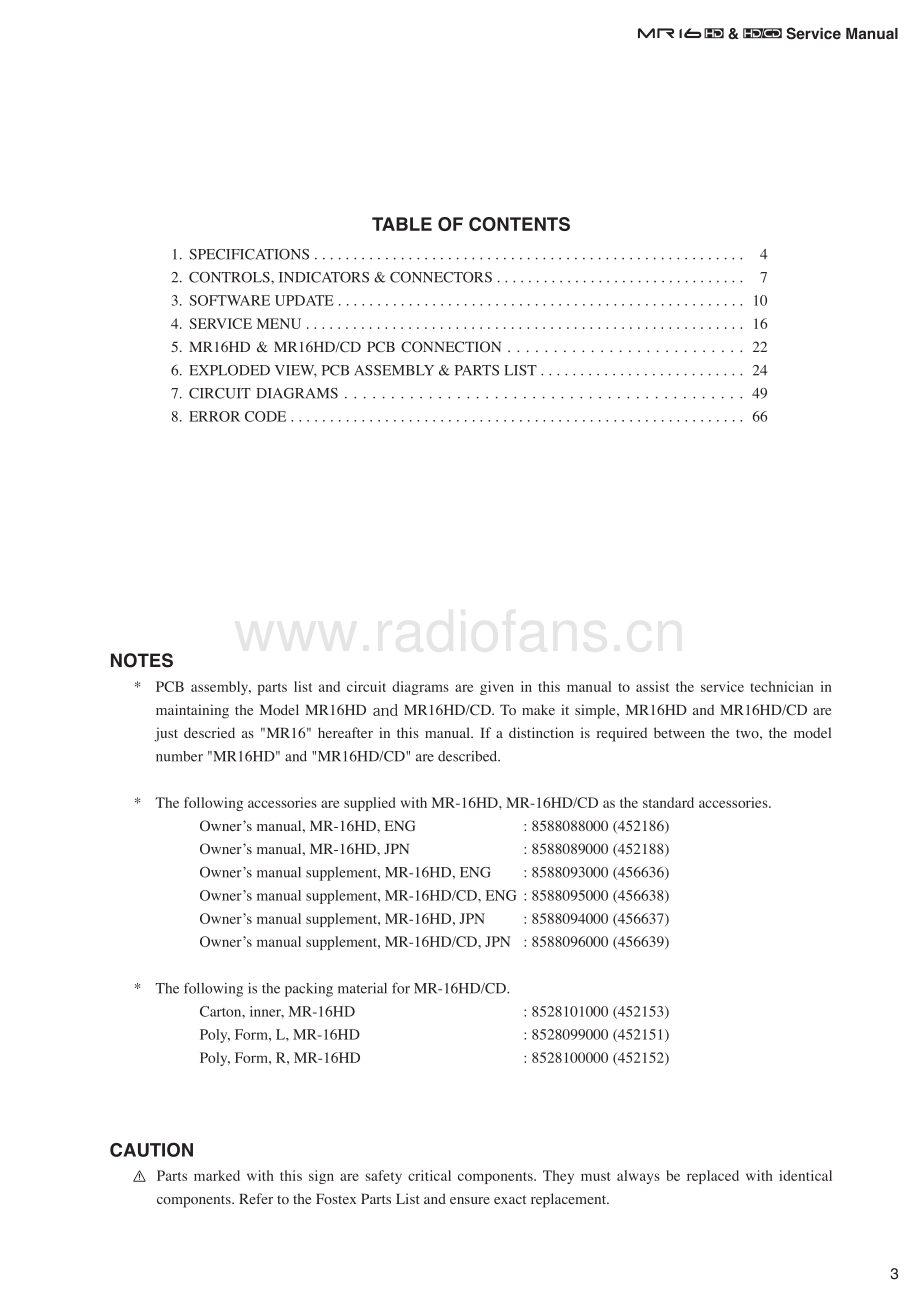 Fostex-MR16HDCD-dmt-sm维修电路原理图.pdf_第3页