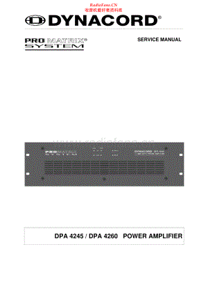 Dynacord-DPA4260-pwr-sm维修电路原理图.pdf