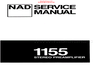 NAD-1155-pre-sm 维修电路原理图.pdf