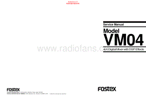 Fostex-VM04-mix-sm维修电路原理图.pdf