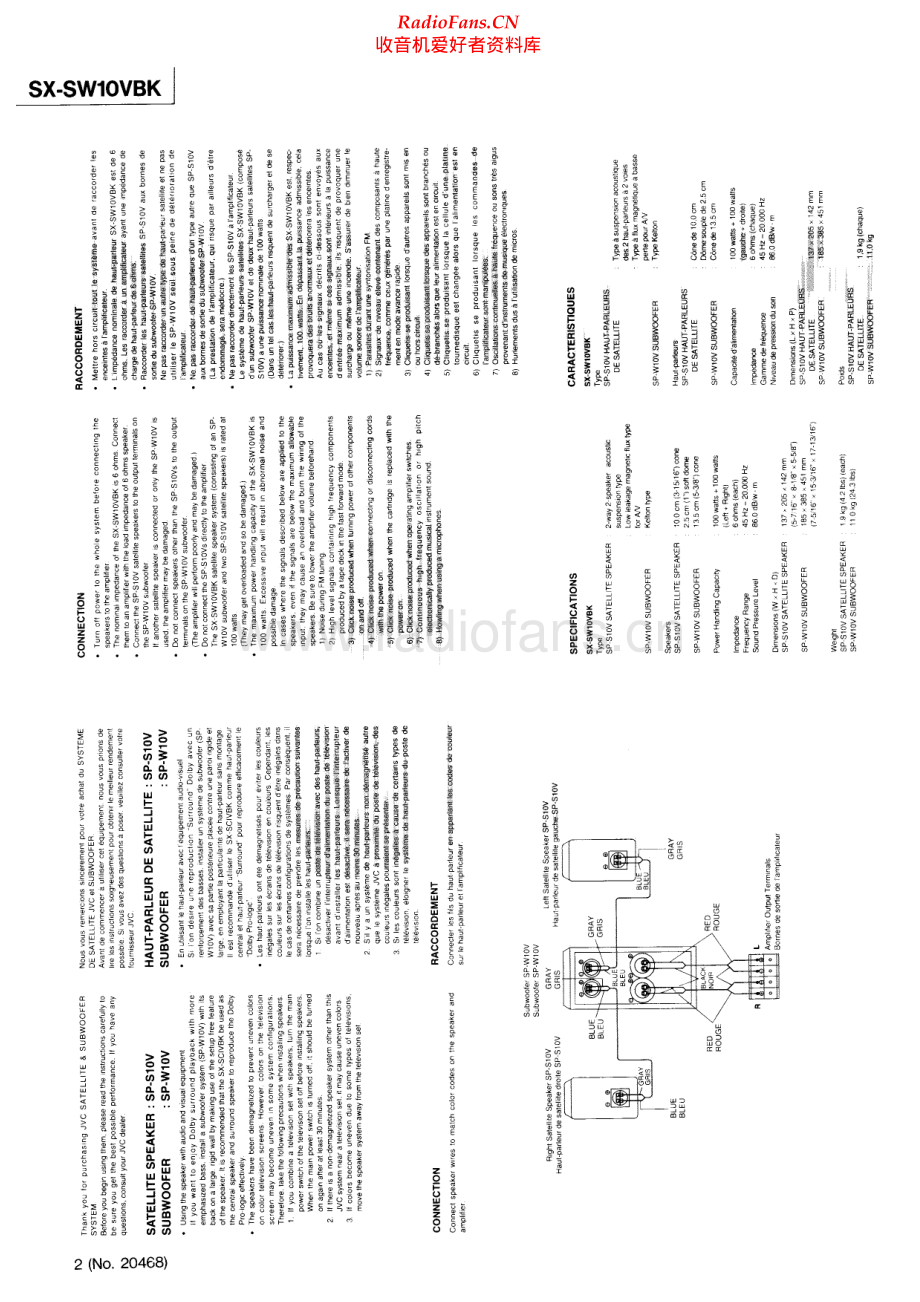 JVC-SXSW10VBP-spk-sm 维修电路原理图.pdf_第2页