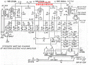WesternElectric-91B-amp-sch 维修电路原理图.pdf