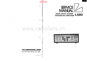 Luxman-L580-int-sm 维修电路原理图.pdf