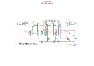 WesternElectric-WE121A-amp-sch 维修电路原理图.pdf