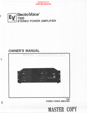 ElectroVoice-7300-pwr-sch维修电路原理图.pdf