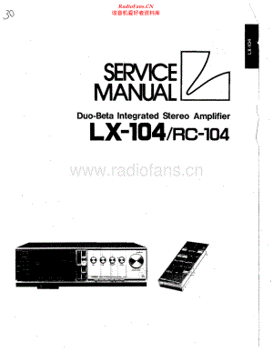Luxman-RC104-rem-sm 维修电路原理图.pdf
