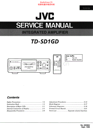 JVC-TDSD1-int-sm 维修电路原理图.pdf
