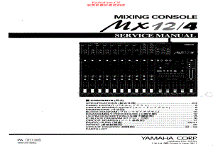 Yamaha-MX12_4-mix-sm 维修电路原理图.pdf