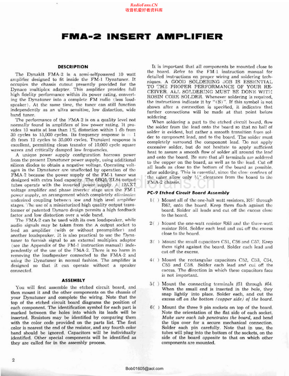 Dynaco-FMA2-pwr-sm维修电路原理图.pdf_第2页