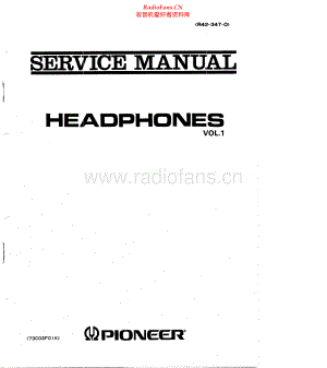 Pioneer-SE50-hp-sm 维修电路原理图.pdf