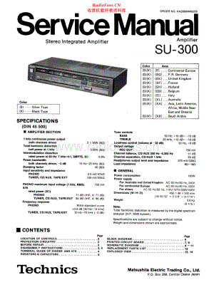Technics-SU300-int-sm(1) 维修电路原理图.pdf
