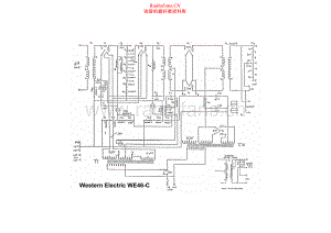 WesternElectric-WE46C-amp-sch 维修电路原理图.pdf