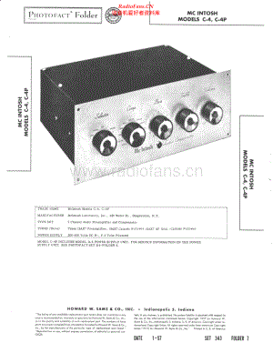 McIntosh-C4P-pre-sm 维修电路原理图.pdf