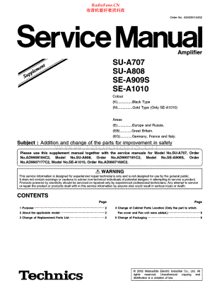 Technics-SUA707-pwr-sup1(1) 维修电路原理图.pdf