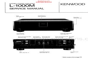 Kenwood-L1000M-pwr-sm 维修电路原理图.pdf