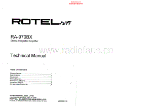 Rotel-RA970BX-int-sch 维修电路原理图.pdf