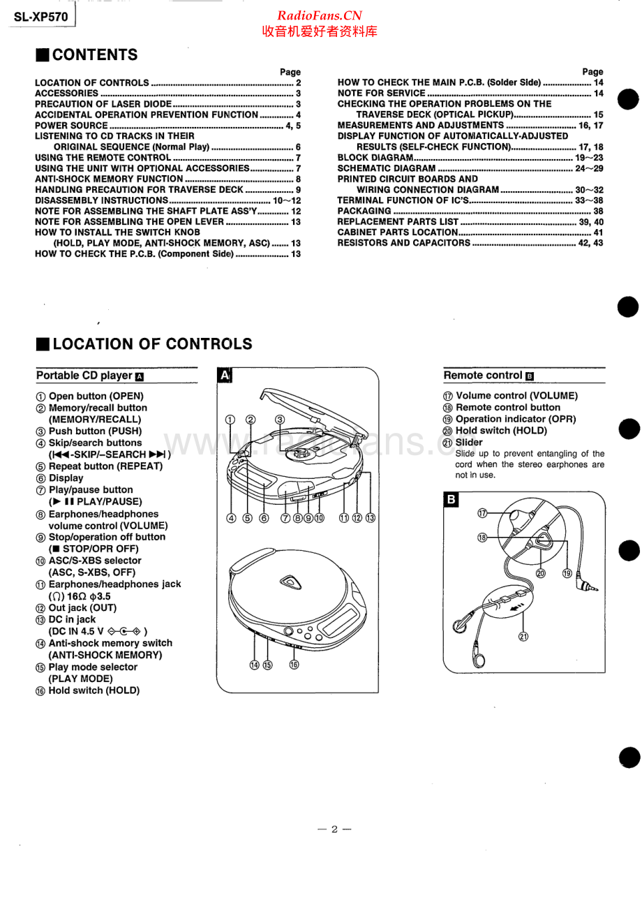 Technics-SLXP570-dm-sm(1) 维修电路原理图.pdf_第2页