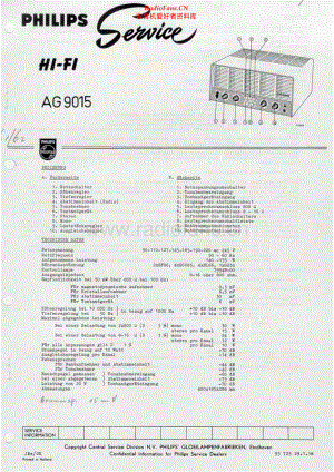 Philips-AG9015-int-sm2 维修电路原理图.pdf