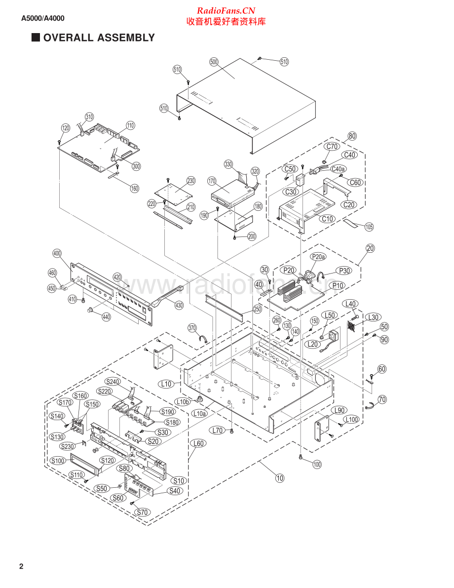 Yamaha-A4000-sam-pl(1) 维修电路原理图.pdf_第2页