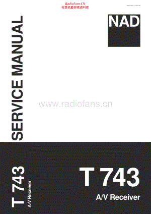 NAD-T743-avr-sm 维修电路原理图.pdf