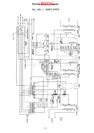 WesternElectric-46J-amp-sch 维修电路原理图.pdf