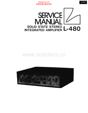 Luxman-L480-int-sm 维修电路原理图.pdf