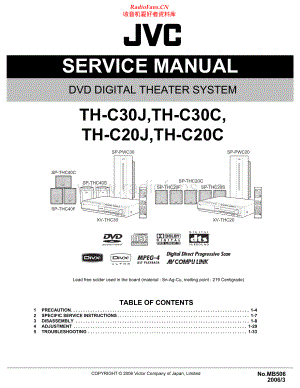 JVC-THC30-ddts-sm 维修电路原理图.pdf