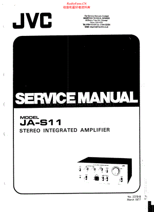 JVC-JAS11-int-sm 维修电路原理图.pdf