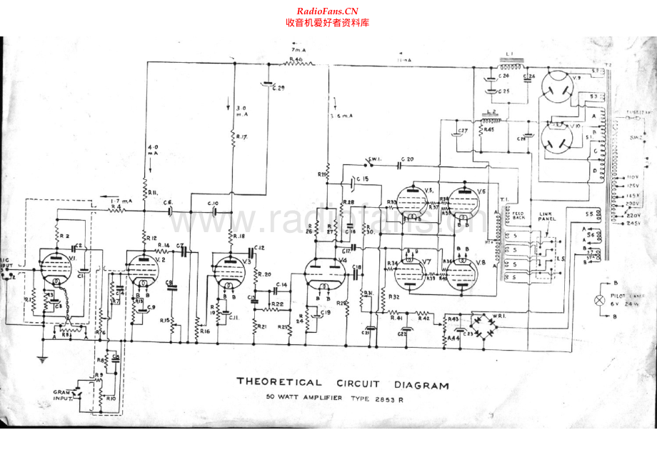 Philips-2853R-pwr-sch 维修电路原理图.pdf_第1页