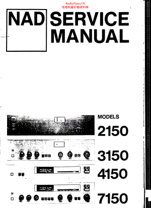 NAD-2150-pwr-sm 维修电路原理图.pdf
