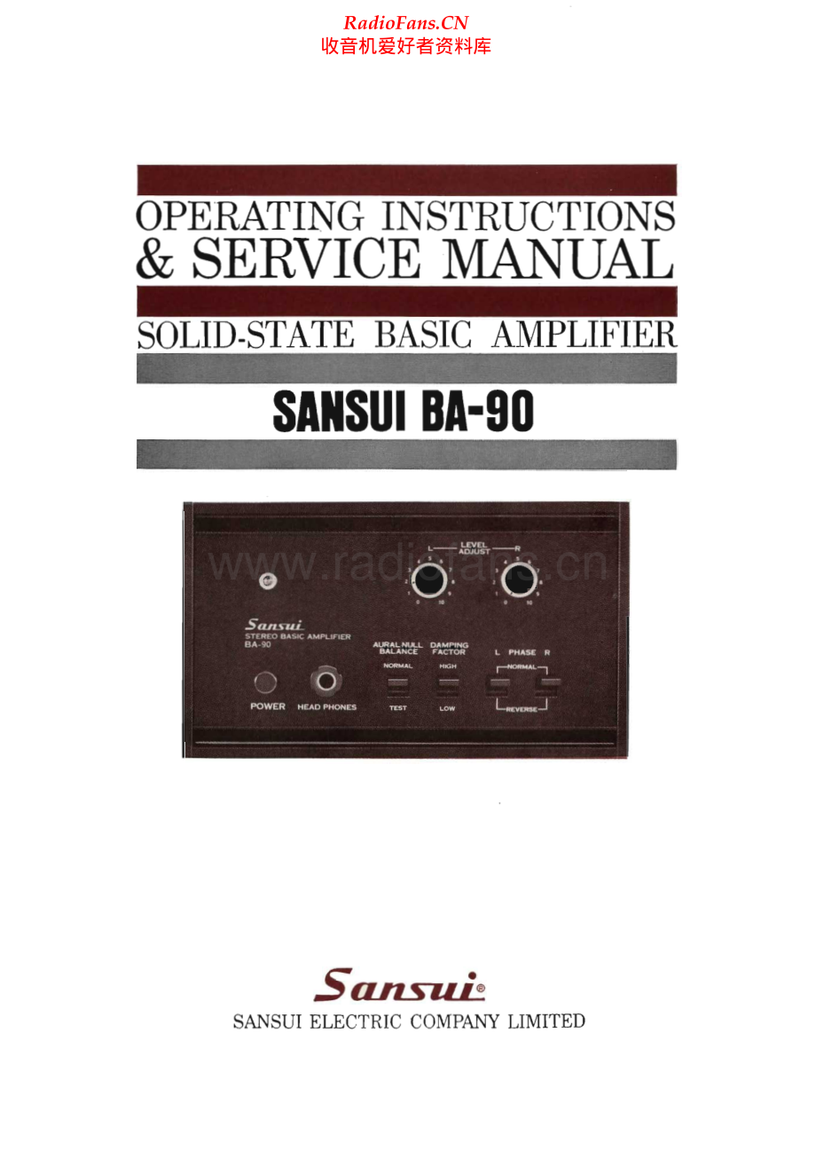 Sansui-BA90-pwr-sm 维修电路原理图.pdf_第1页