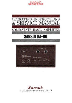 Sansui-BA90-pwr-sm 维修电路原理图.pdf