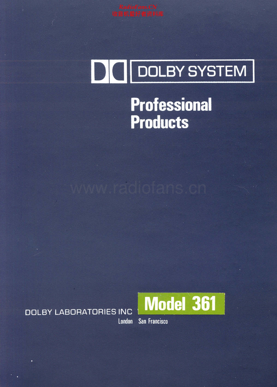 Dolby-361-sm维修电路原理图.pdf_第1页